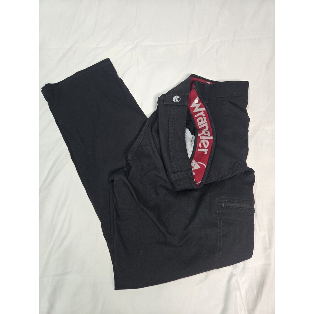 Wrangler Pants Men's 38x30 Black All Terrain Gear Nylon Workwear